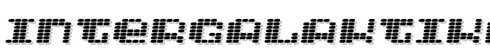 Intergalaktika 2 font